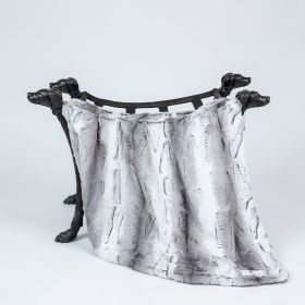 Cashmere Dpg Blankets (Color: Angora, size: SM)