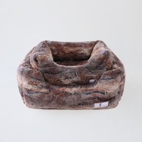 Deluxe Dog Bed (Color: Red Fox, size: LG)