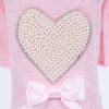 Pearl Heart Dog Sweater