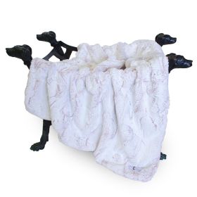 Whisper Dog Blanket (Color: Baby Pink, size: LG)