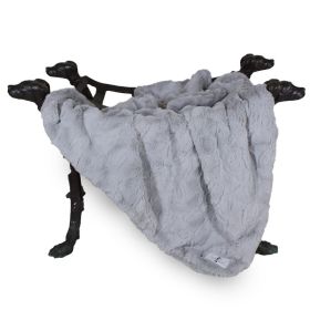 Bella Dog Blanket (Color: silver, size: Throw)